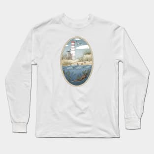 Coastal Beach Birds Long Sleeve T-Shirt